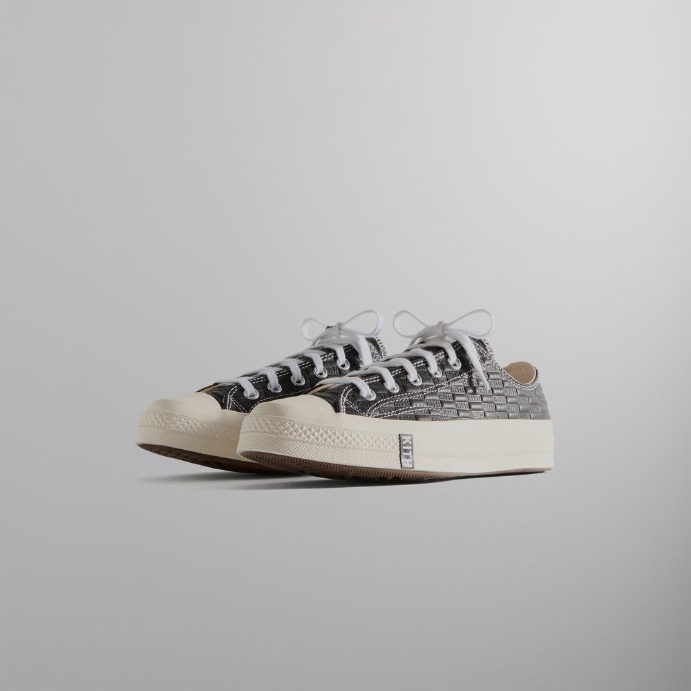 Кроссовки Kith for Converse Chuck Taylor All Star 1970 Ox, цвет Black/Egret/White Box — фото 3