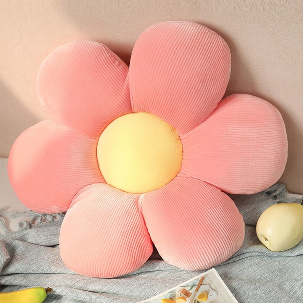 

360Home Daisy Daisy Design Flower Мягкая подушка розового цвета 50 см