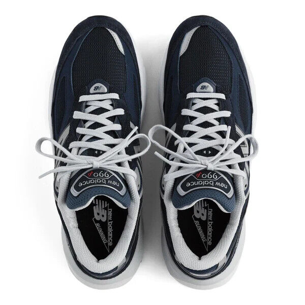 New Balance Made in USA 990v6 M990NV6 Кроссовки Мужские Синие Белые Беговые — фото 4