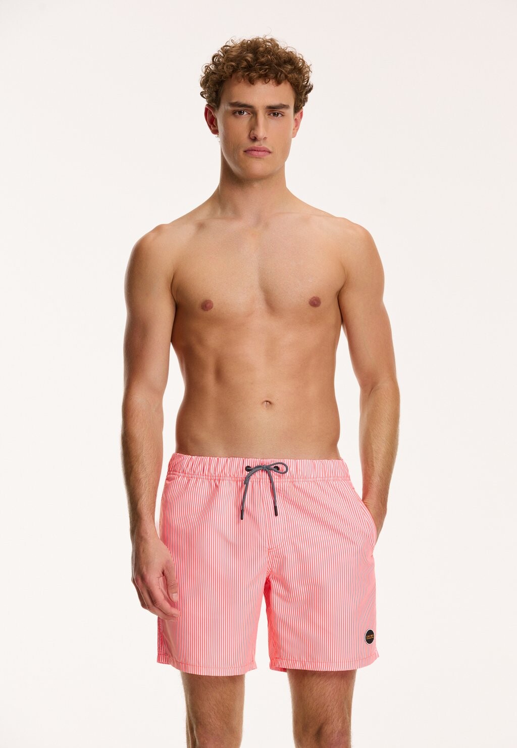 

Шорты для плавания Regular Fit Stripe Shiwi, флуоресцентный оранжевый