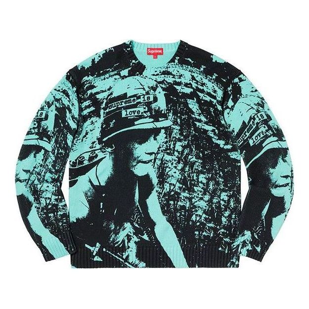

Свитер Supreme Supreme is Love Sweater 'Bright Teal'