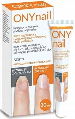 

Крем для восстановления и поддержки ногтей Onynail 20 мл Inna marka