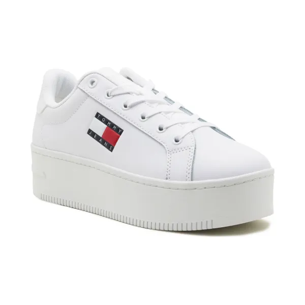 

Кожаные кроссовки Tommy Hilfiger, белый