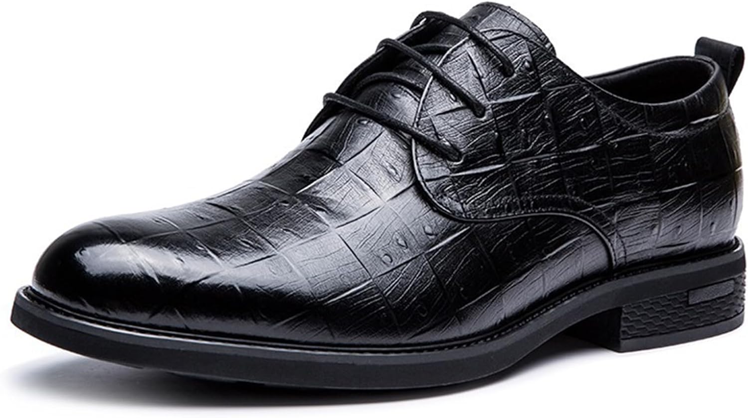 

Мужские оксфорды ADMLZQQ со шнуровкой, повседневные классические деловые современные туфли, черный