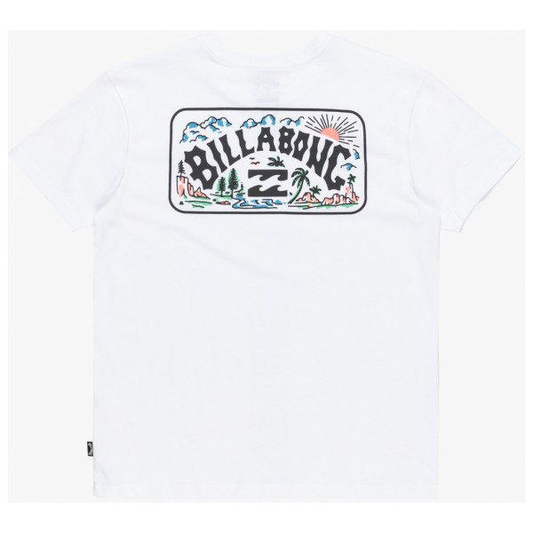 Детская футболка с изображением арки, с/у Billabong, белый — фото 2