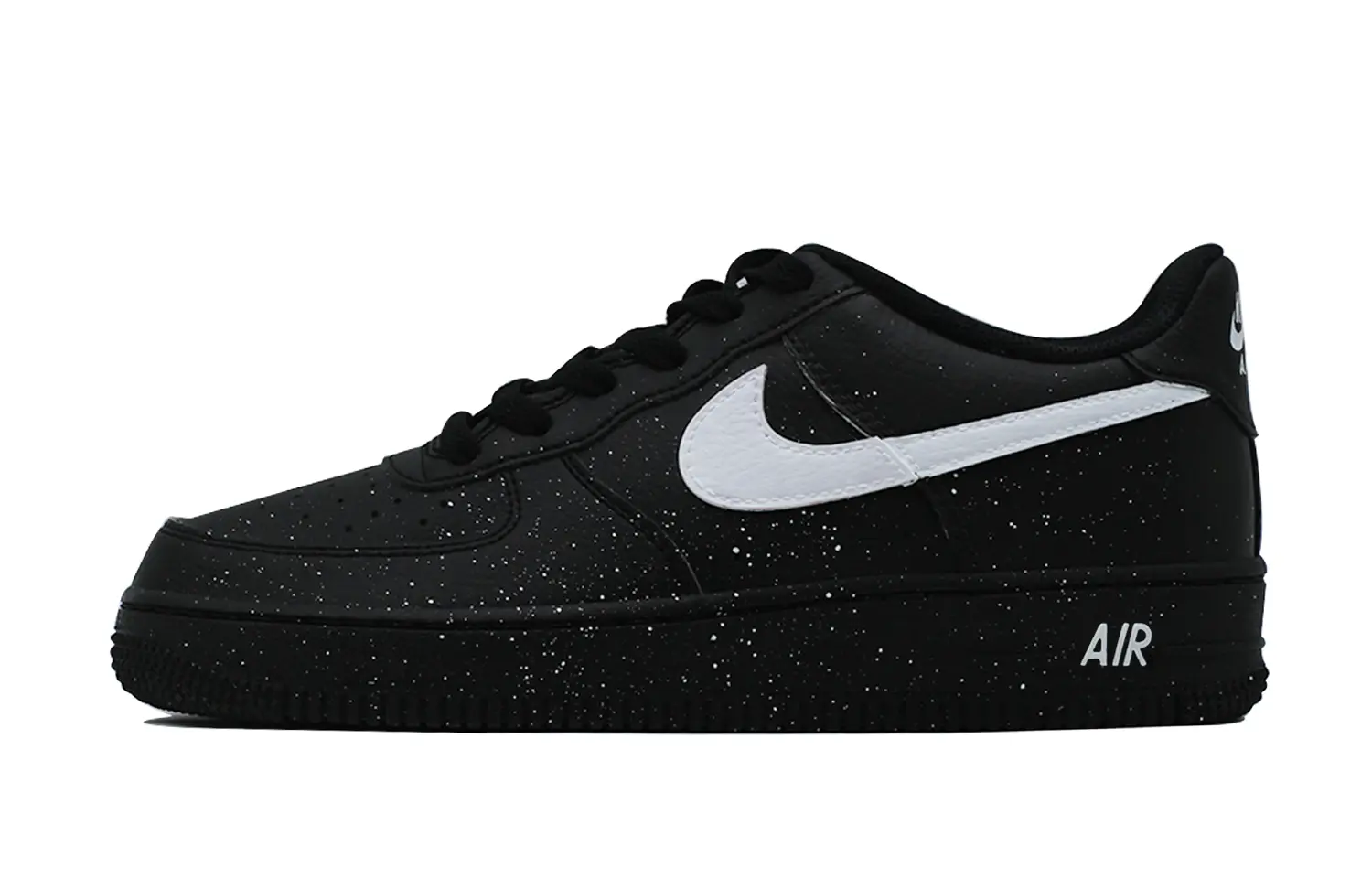 

Nike Air Force 1 Nighttime Haze износостойкие низкие детские скейтбординг кроссовки black white для подростков