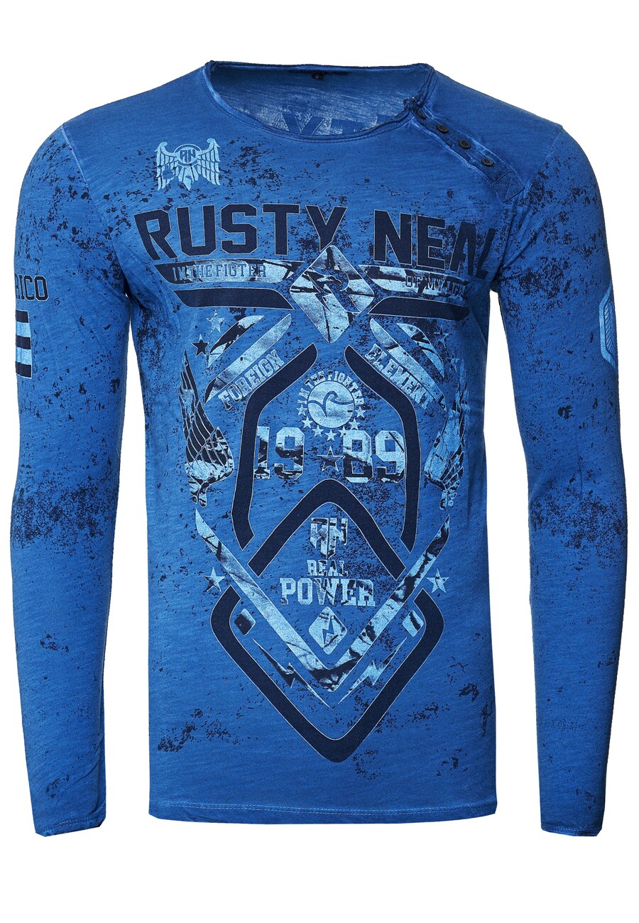 

Лонгслив Rusty Neal Shirt, синий