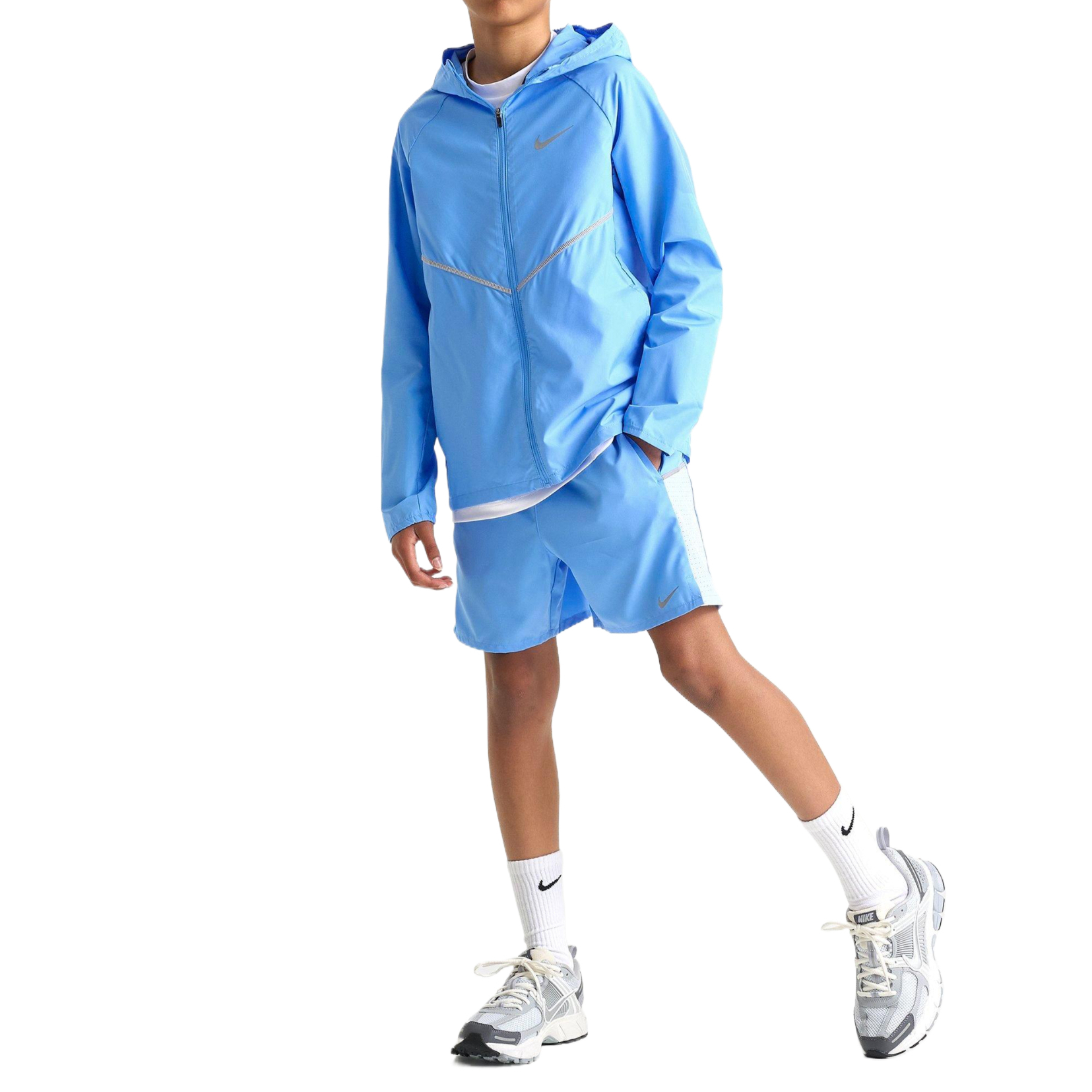 Детские шорты Moderate Nike, university синий/reflective серебро — фото 4