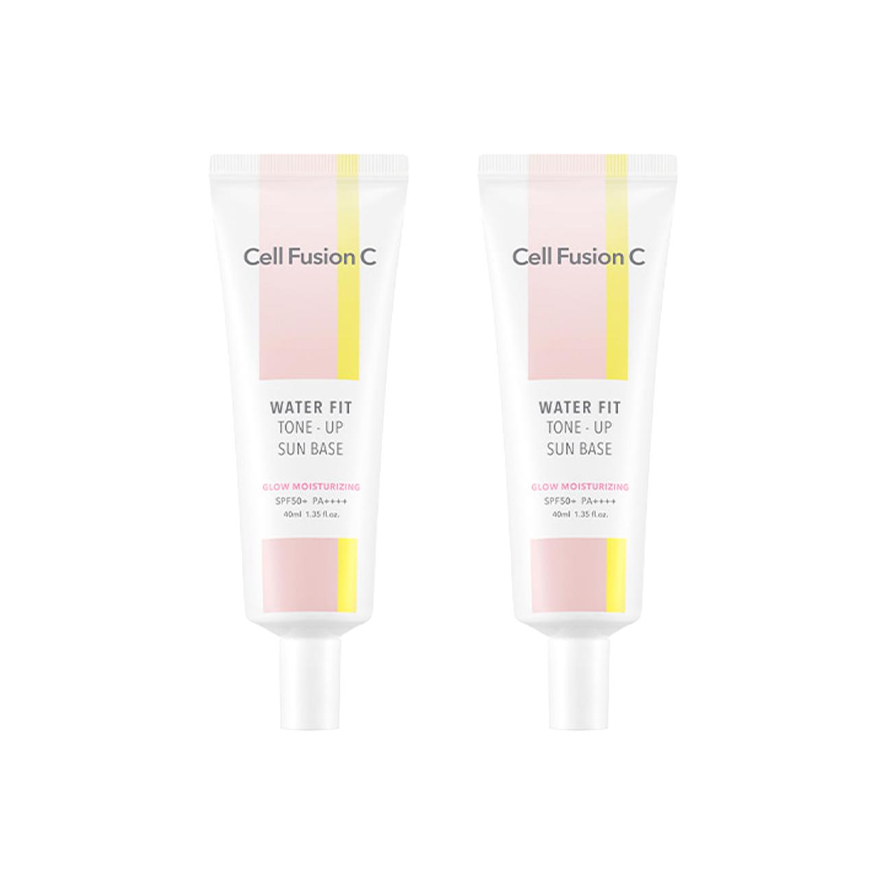Увлажняющий и осветляющий солнцезащитный лосьон SPF50+ 40мл/40мл*2 Cell Fusion C — фото 4