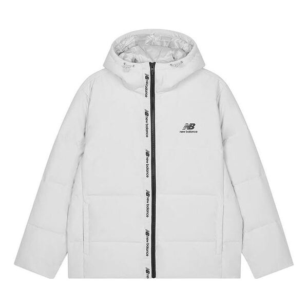 

Куртка с логотипом пуховик New Balance, белый
