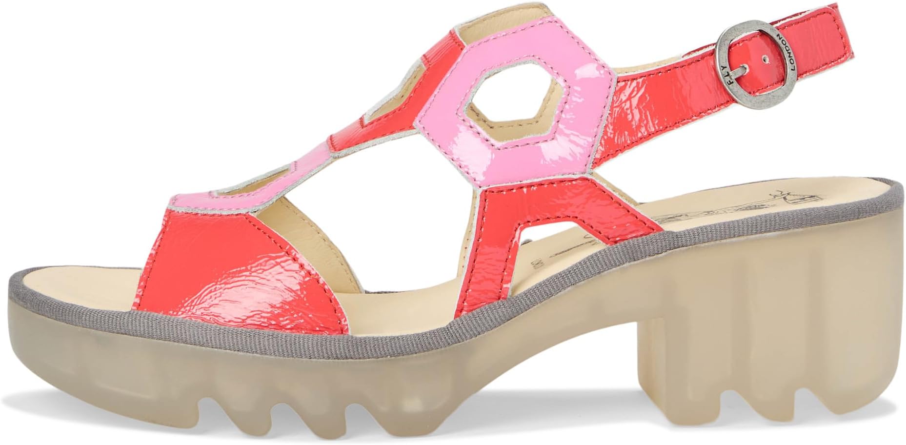 Туфли FLY LONDON TEWA573FLY, Scarlet/Pink — фото 4