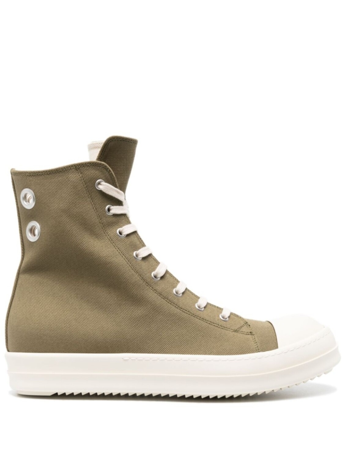 

Высокие кеды с люверсами Rick Owens DRKSHDW, зеленый