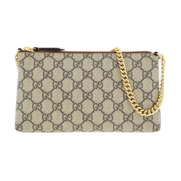 

Сумка через плечо, женский бумажник бежевый и черный GUCCI