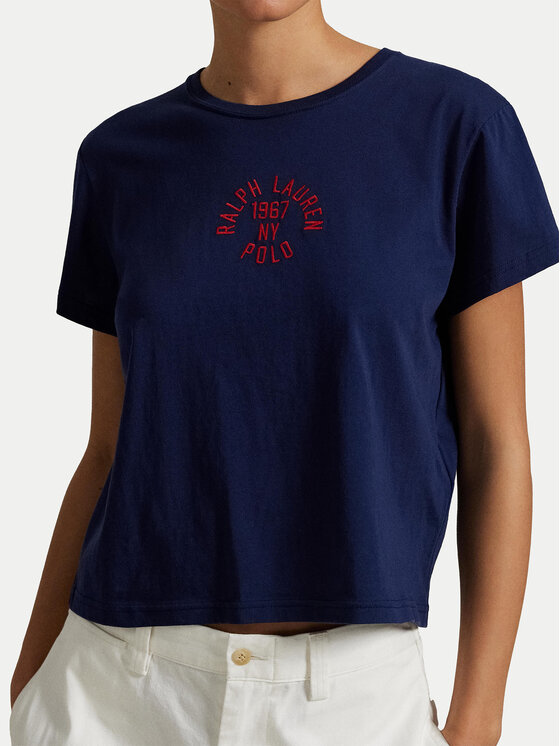 Футболка обычного кроя 211965108001 Polo Ralph Lauren, синий — фото 4