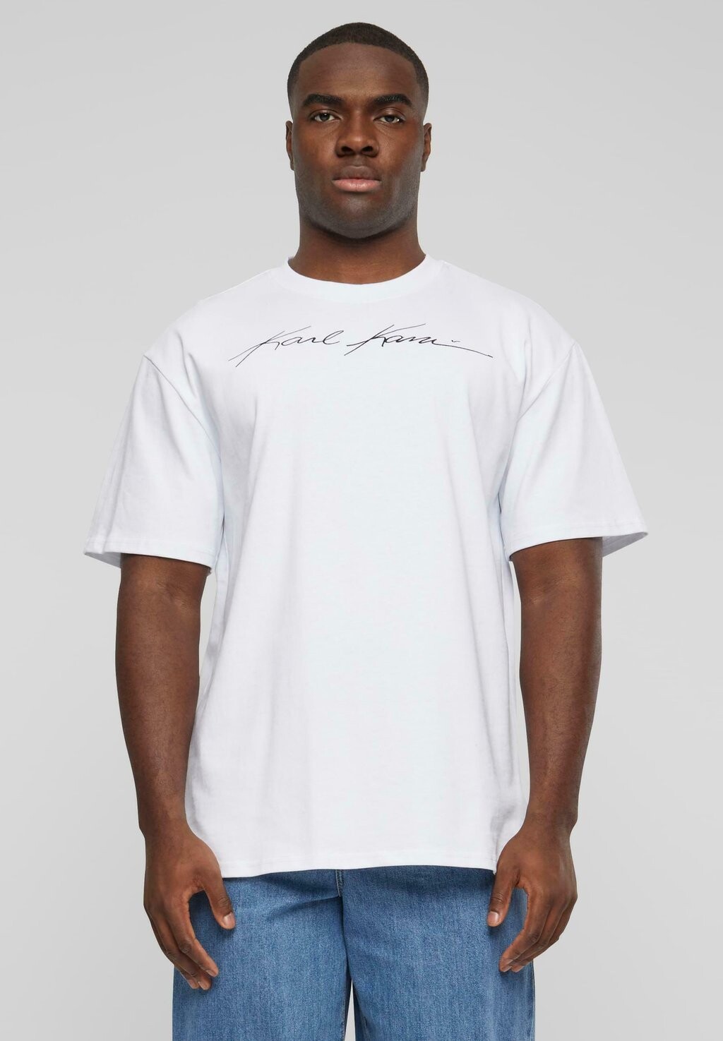 

Футболка с принтом AUTOGRAPH HEAVY BOXY Karl Kani, цвет white
