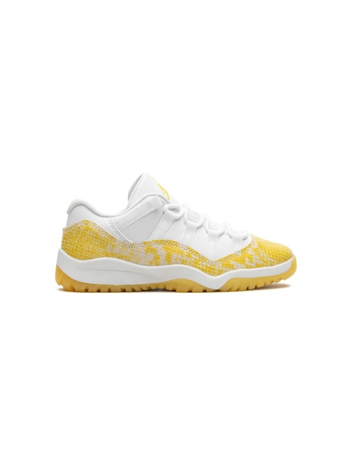 

Jordan Kids кроссовки Air Jordan 11 Low Yellow Snakeskin, белый