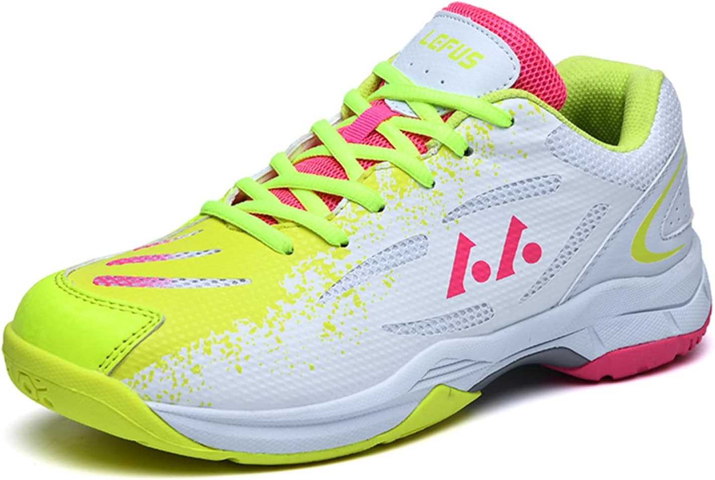 

Мужские бадминтонные кроссовки MissLetty, удобные, с противоскользящей подошвой, для корта для пикадил-бола, профессиональные кроссовки, зеленый