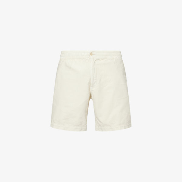 

Шорты из хлопкового поплина с завязками, классический крой Polo Ralph Lauren, цвет natural