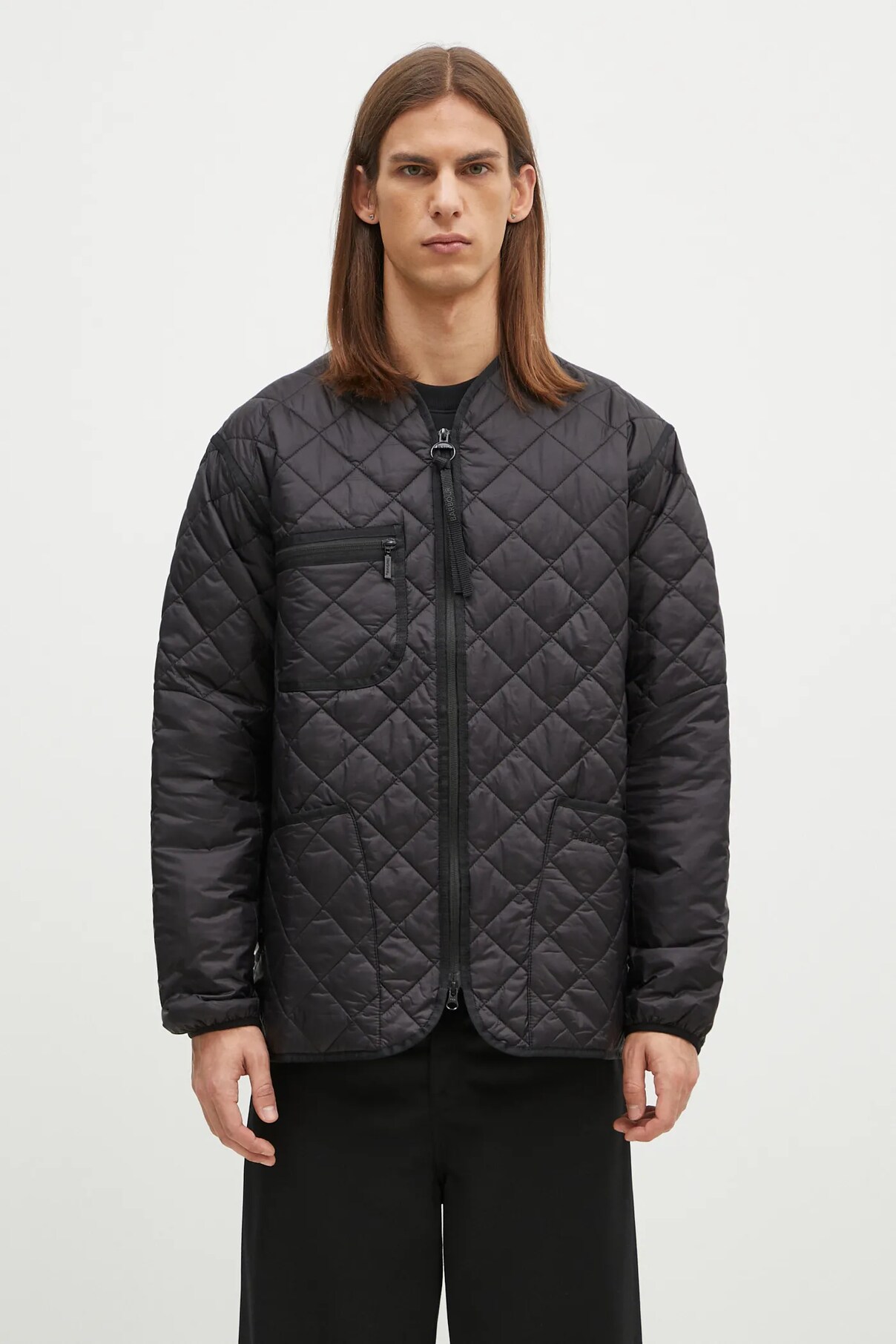 

Стеганая куртка Liddesdale Liner Barbour, черный