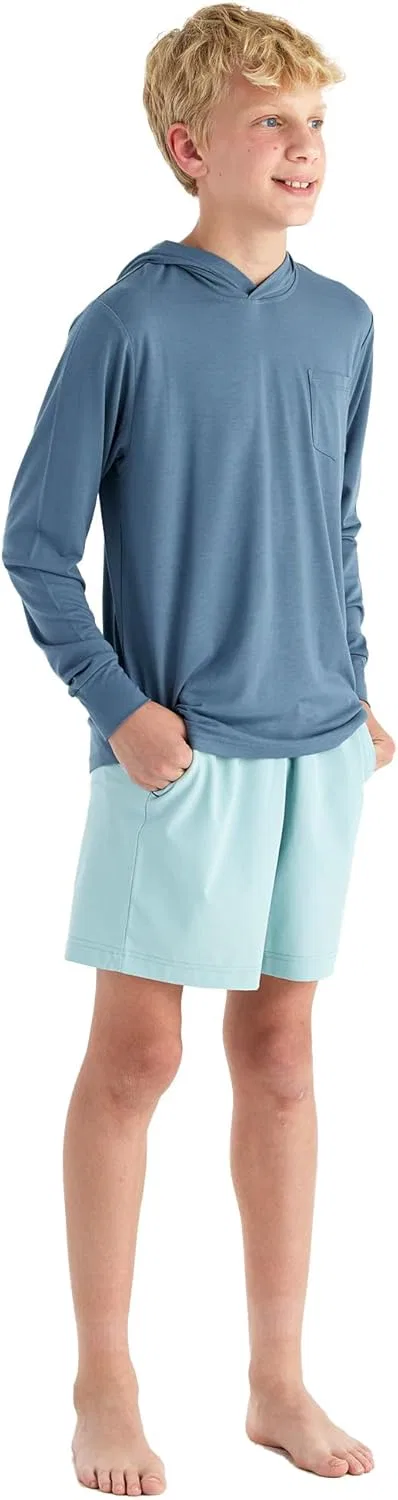 Шорты для мальчиков Breeze Quick-Dry, Free Fly, цвет Sea Glass — фото 2