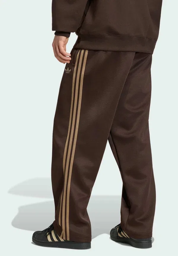 Штаны спортивные Adidas adicolor spacer baggy track pant tracksuit bottoms Adidas Originals, кофейный — фото 2