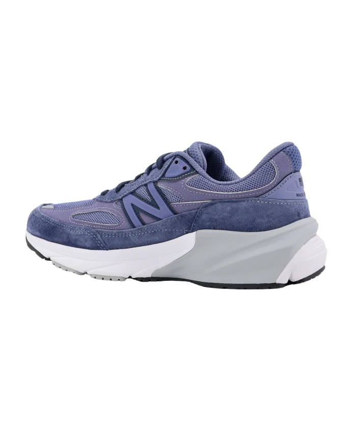 Фиолетовые кроссовки с монограммой и резиновой подошвой New Balance, фиолетовый — фото 3