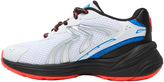 Детские кроссовки Puma Unisex-Child Inverse (для малышей и детей постарше), белый/черный/красный/синий — фото 3