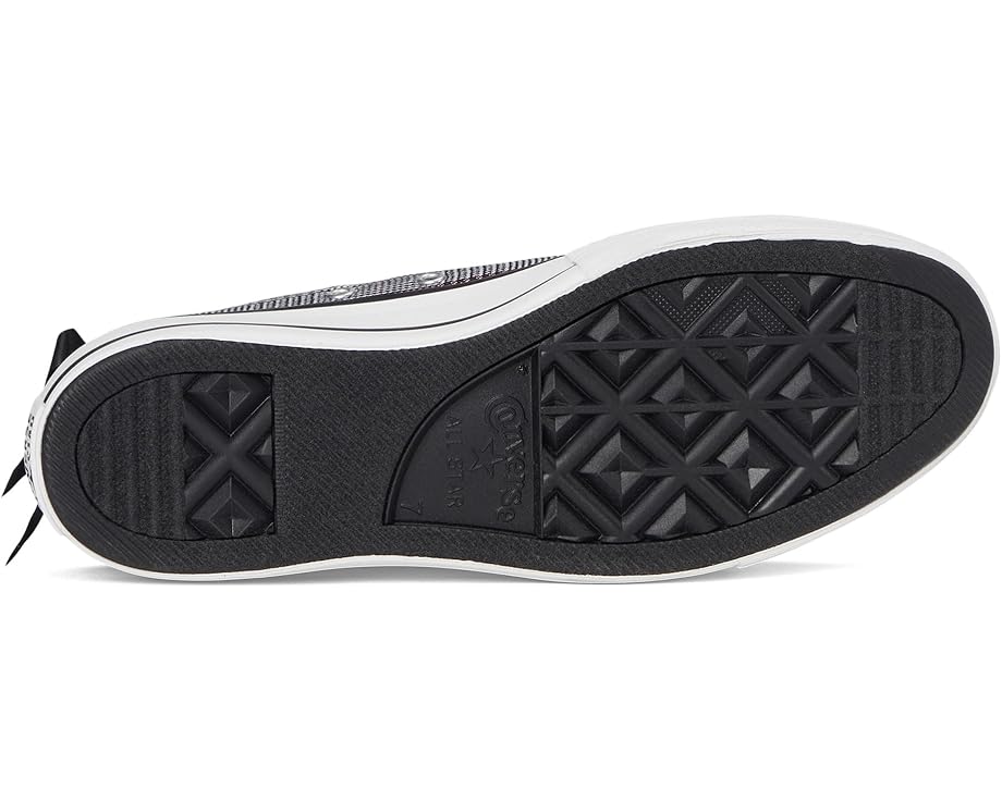 Кеды Converse Chuck Taylor All Star Lift Platform Plaid, черный/белый/черный — фото 3