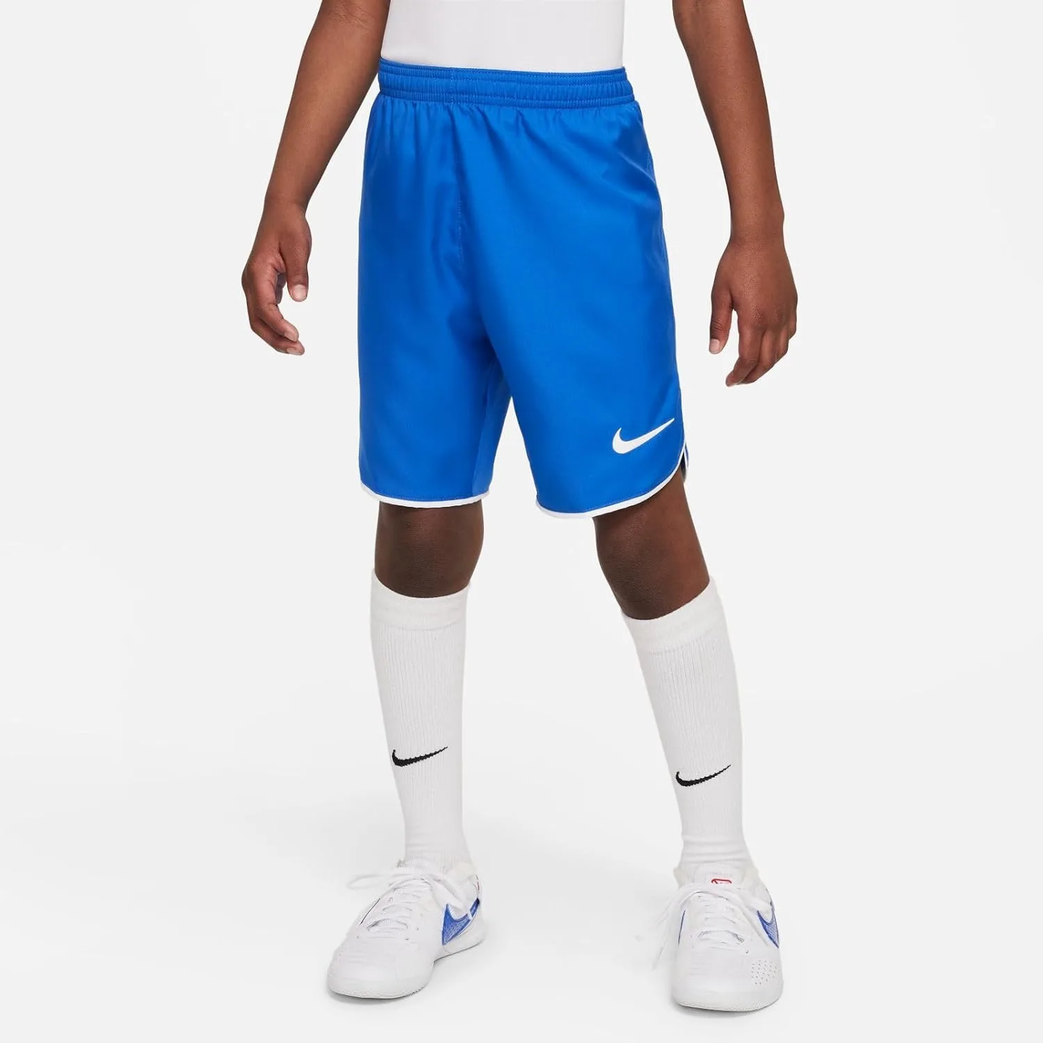 Детские шорты NIKE унисекс Y Nk Df Lsr V Shorts W, синий — фото 2