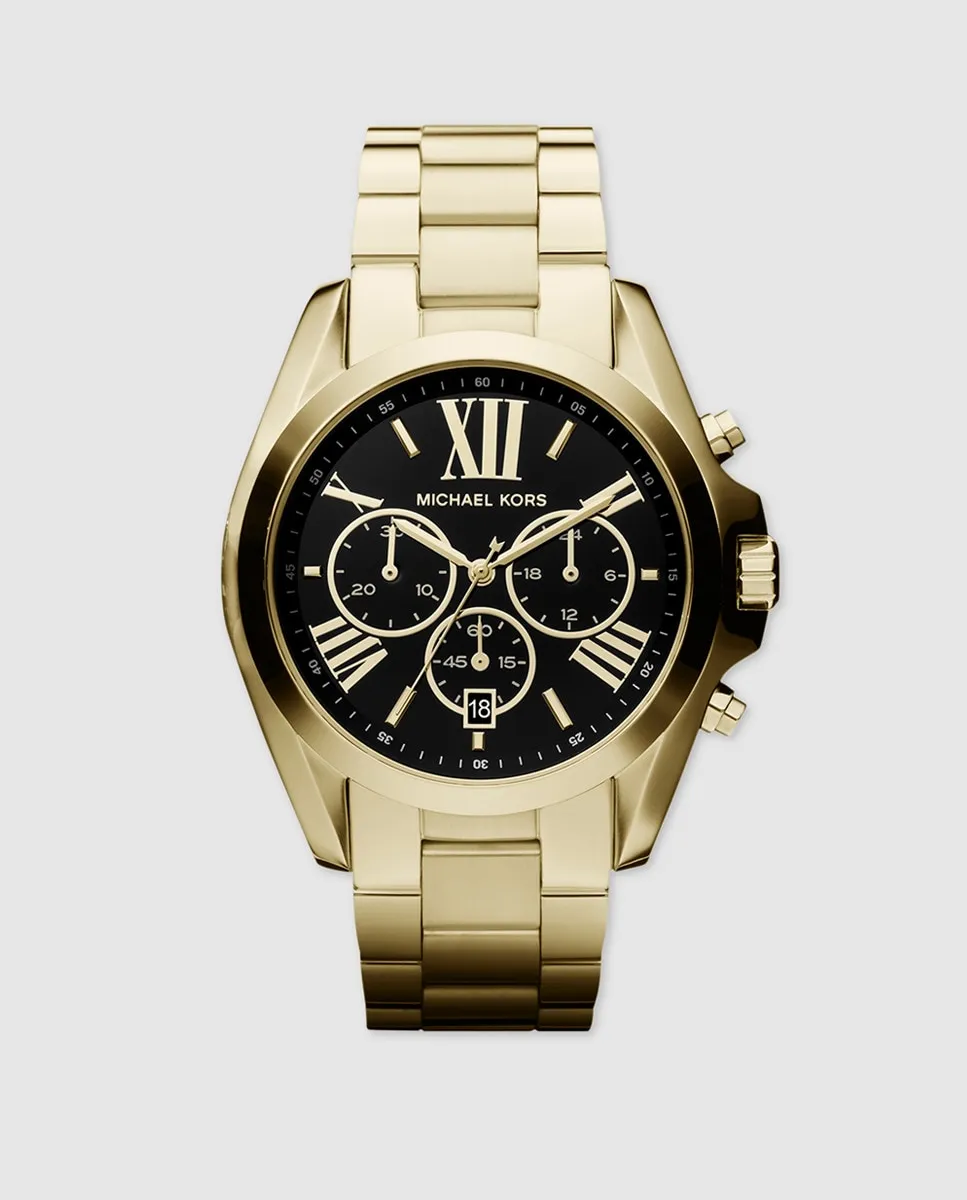 

Michael Kors MK5739 Bradshaw Chronograph Золотые стальные женские часы, золото