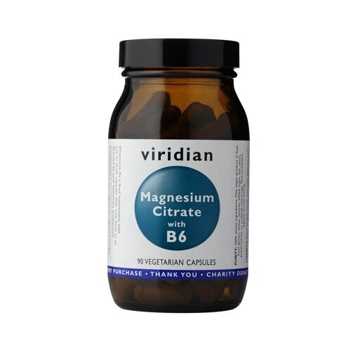 

Viridian, Цитрат магния с витамином B6, Добавка , 90 капсул
