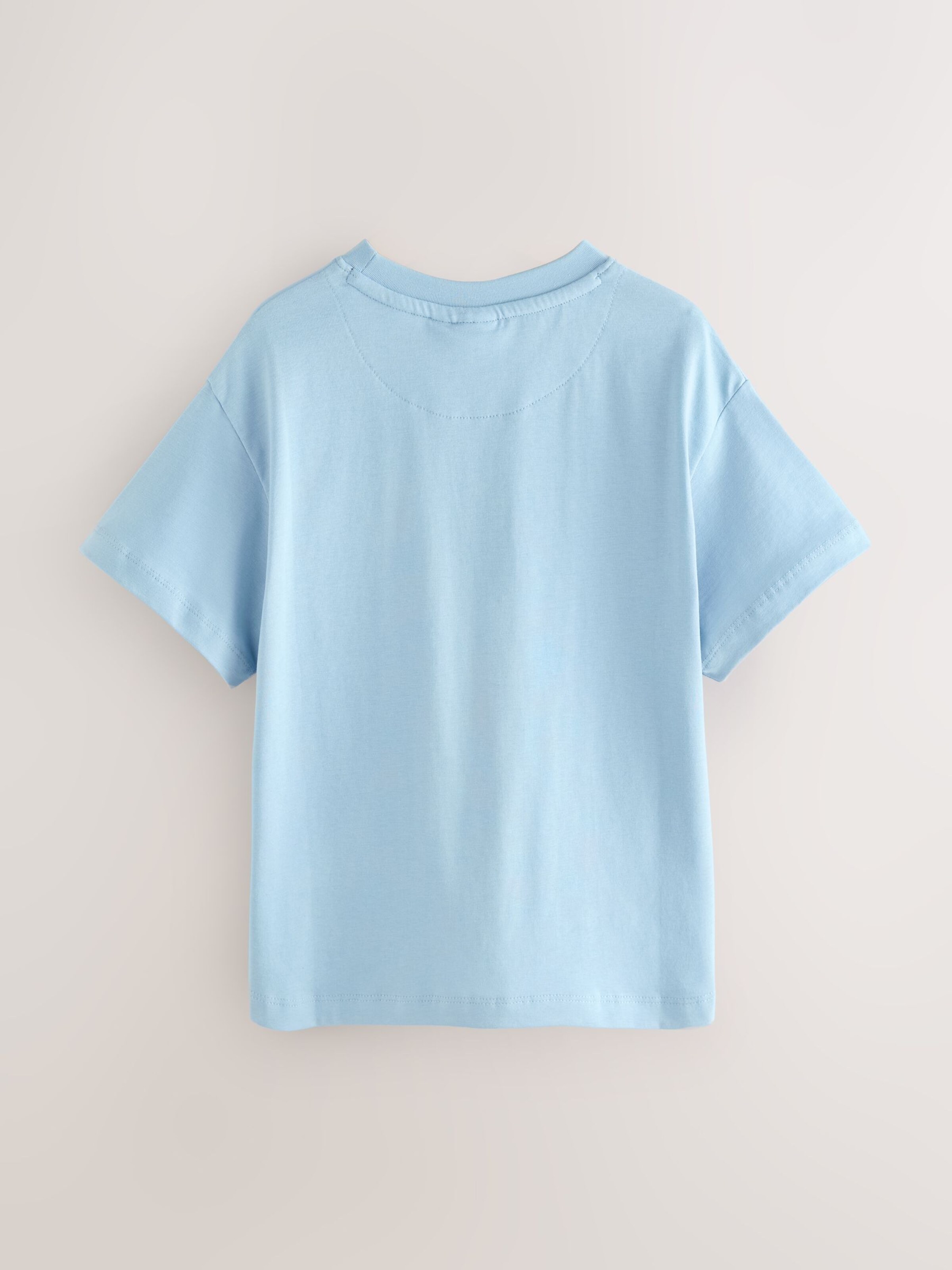 Baker by Ted Baker Футболка в цветах Navy, Light Blue, Natural White — фото 2