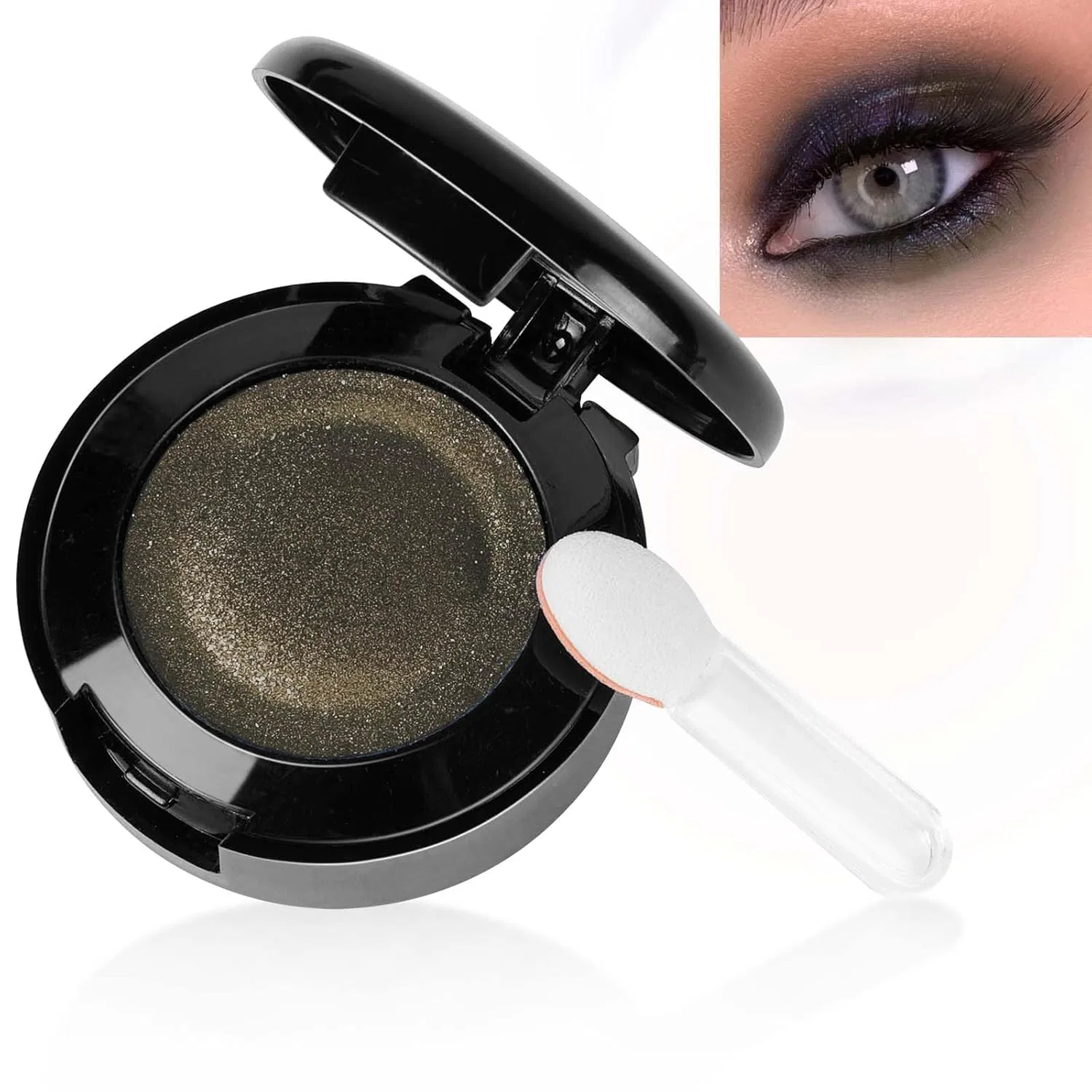 Мерцающие тени для век LOPHE Lophe, Dark Brown, #4