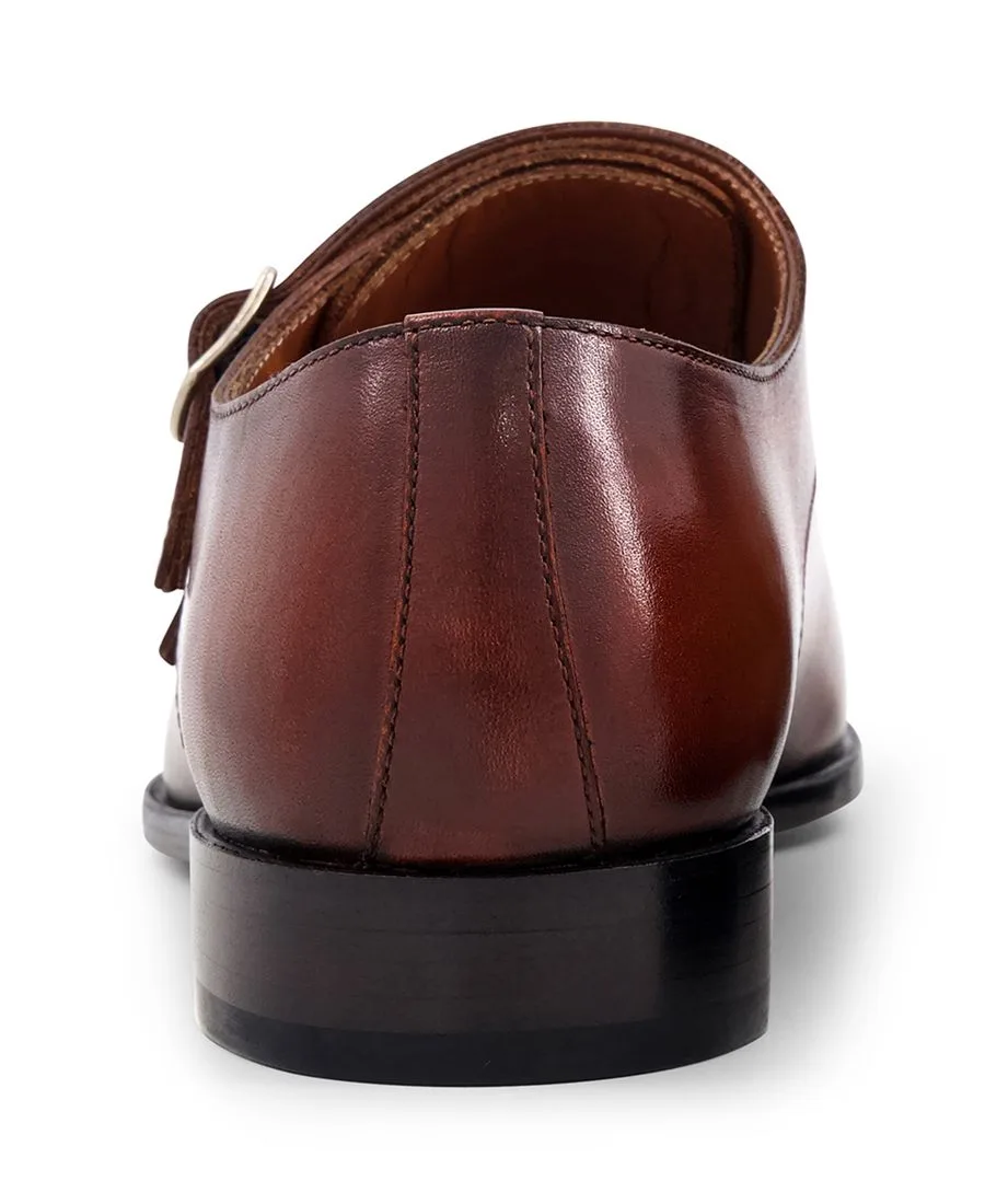 Мужские оксфорды Bexley Double Monk Slip On Anthony Veer, Tan — фото 4