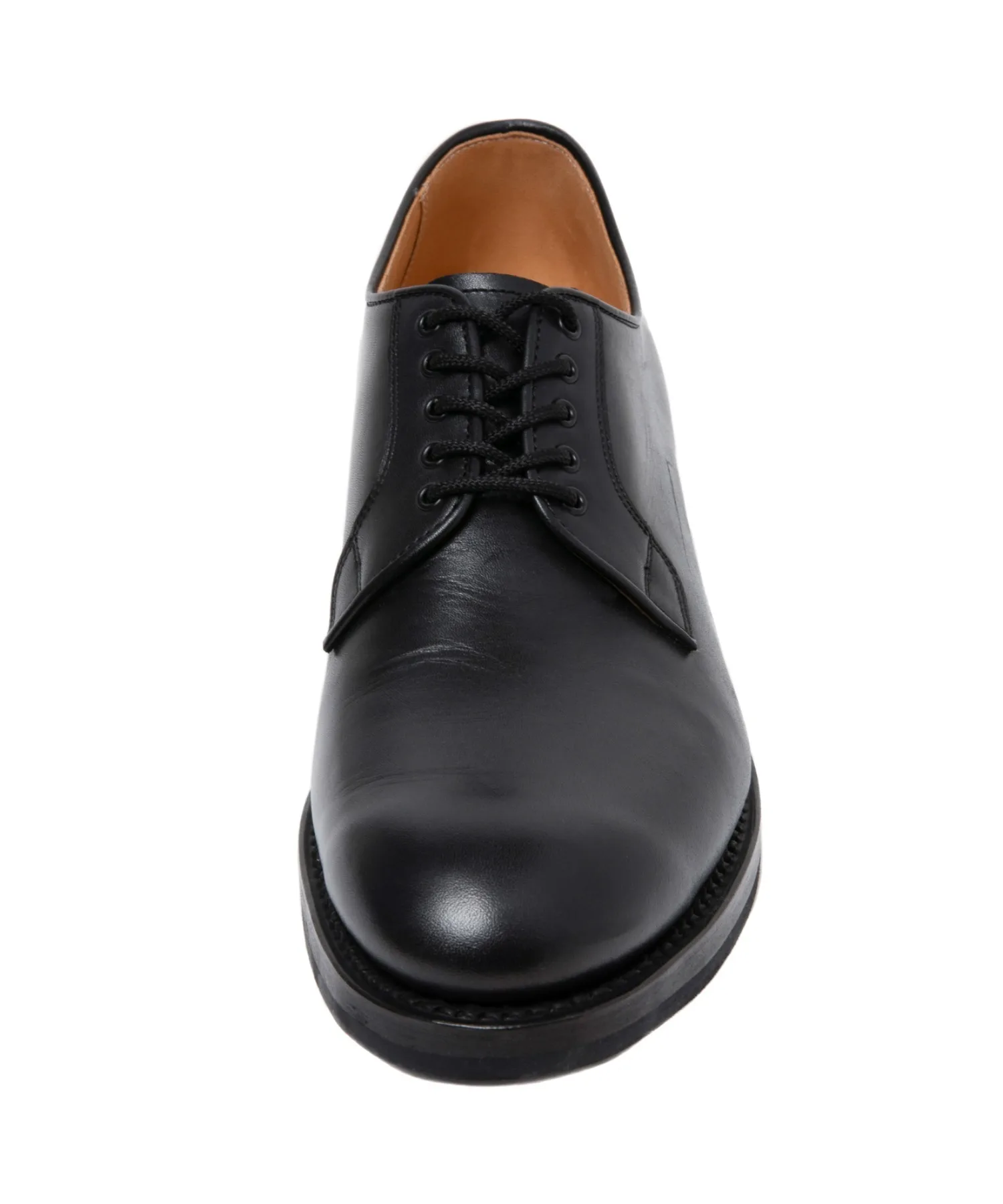 Мужские кожаные туфли COOTIE PRODUCTIONS Derby Plain Toe чёрные — фото 3