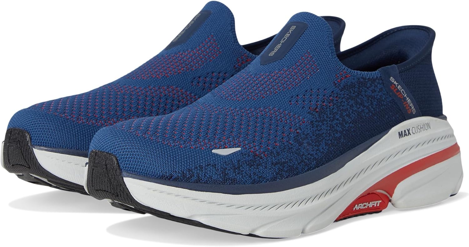 

Мужские кроссовки Skechers Hands Free Slip-ins Max Cushioning Arch Fit 2.0 - Fortuitous 2.0, красный/синий/темно-синий