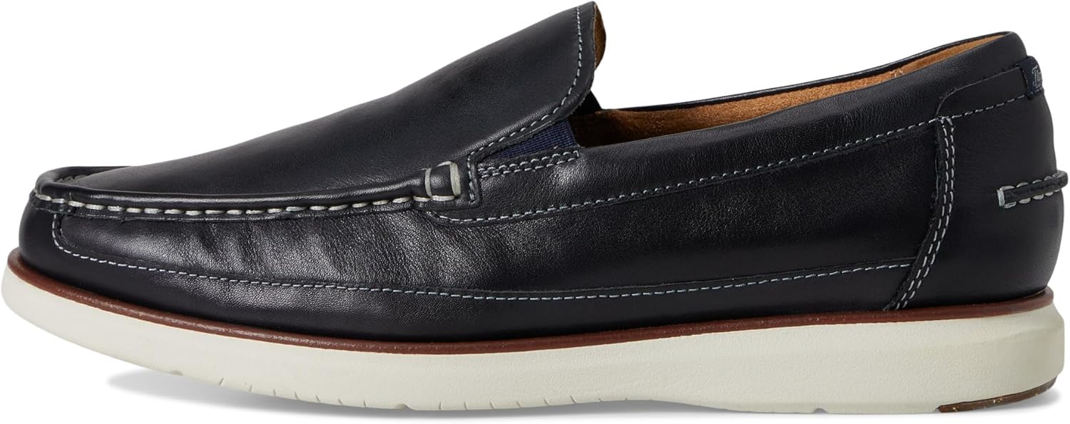 Мужские слипоны Florsheim Tropics Moc Toe Venetian, темно-синий — фото 4