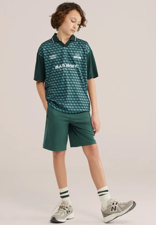 Поло Bad boys We Fashion, темно-зеленый