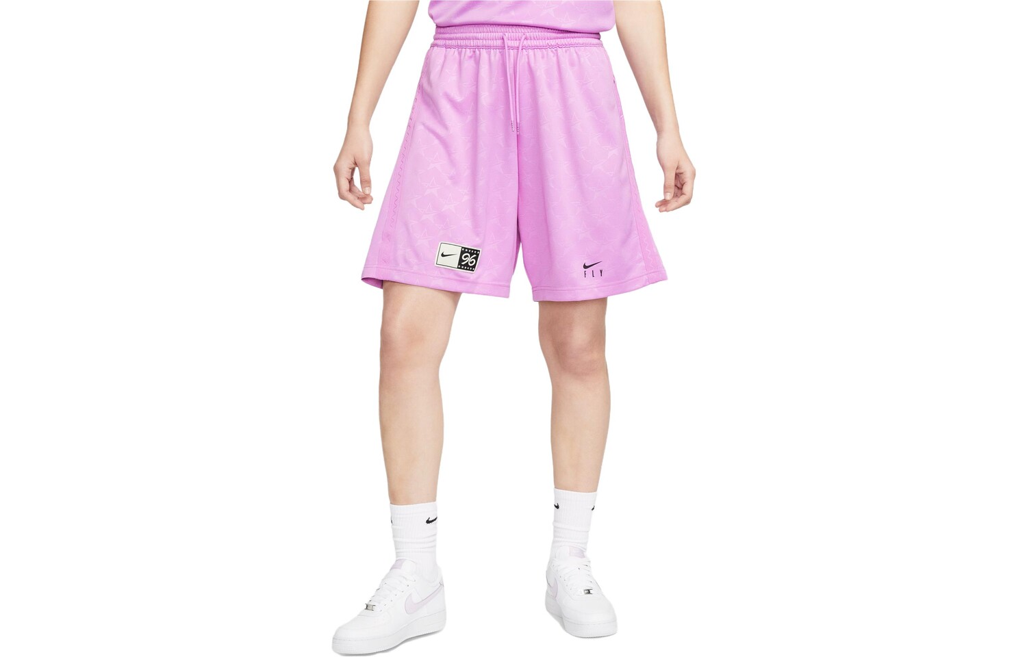 

Женские баскетбольные шорты Nike, цвет The lamp grass is purple red