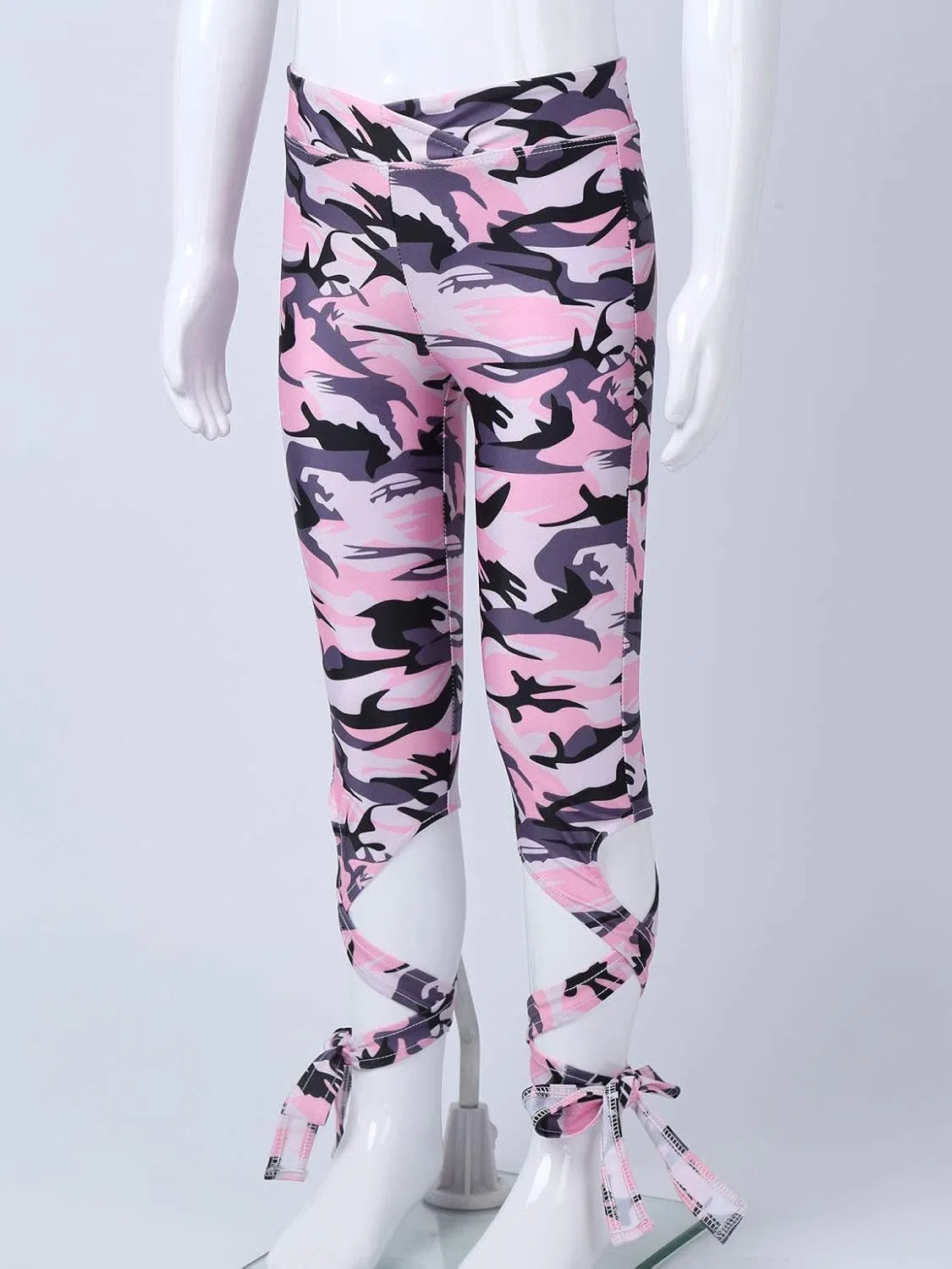 Детские леггинсы для активного отдыха Kaerm, Camouflage Pink — фото 4
