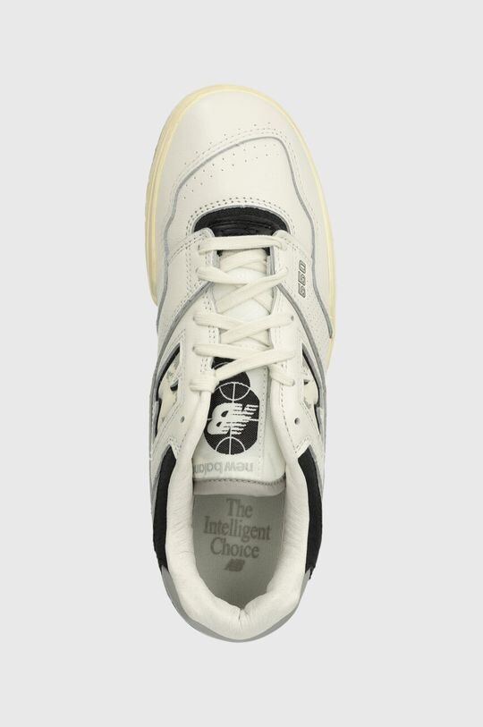 Кожаные кроссовки New Balance, белый — фото 4