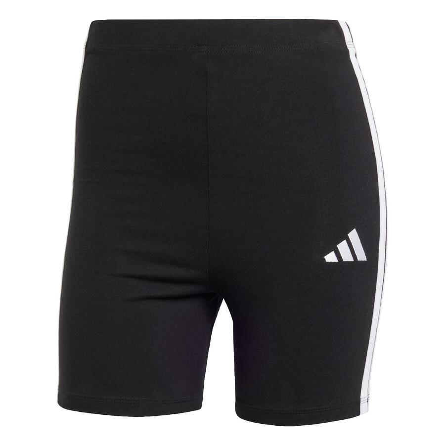 ADIDAS Короткие леггинсы Essentials с тремя полосками и высокой талией — фото 2