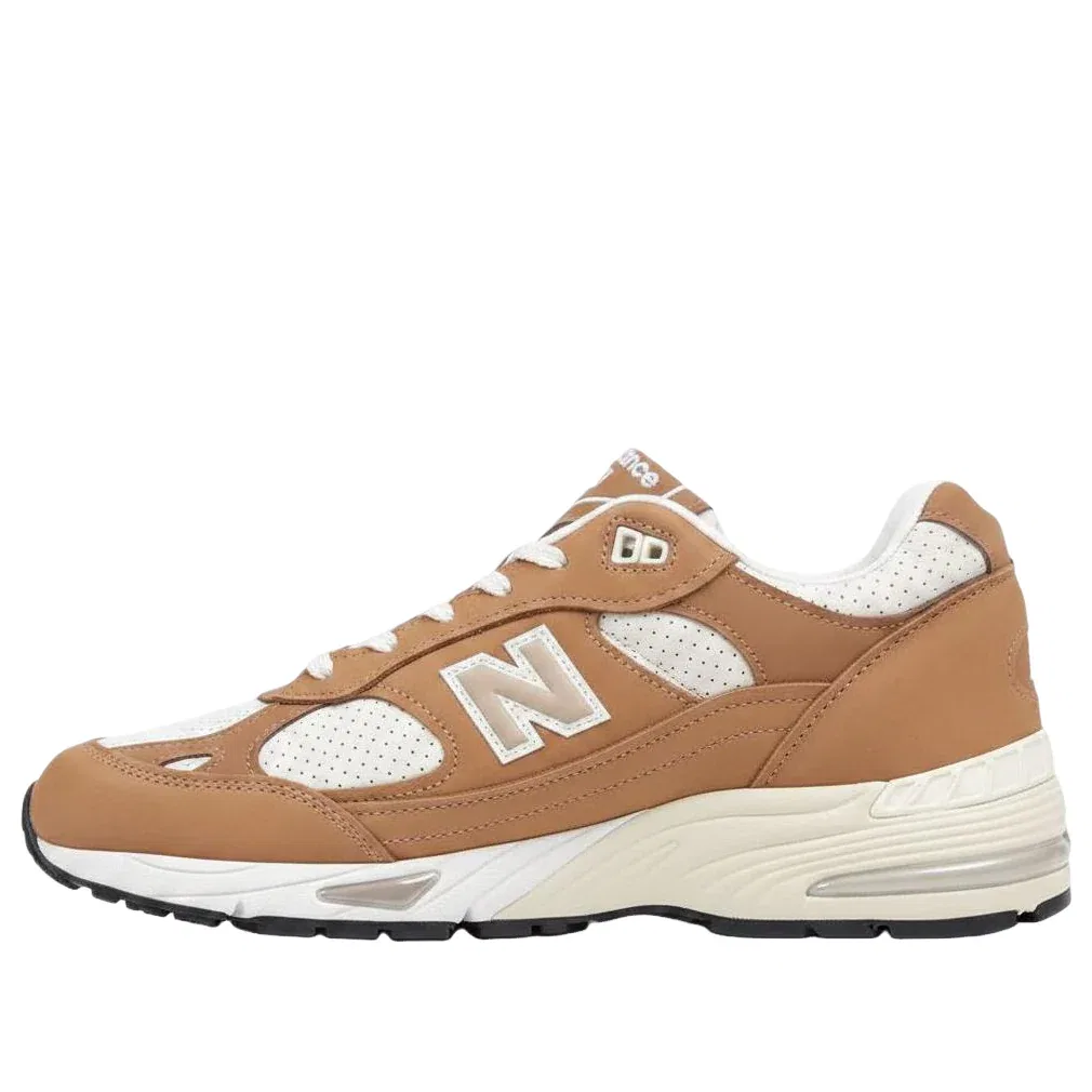 Кроссовки New Balance 991v1 Made in UK 'Chipmunk Birch' M991TW1, коричневый