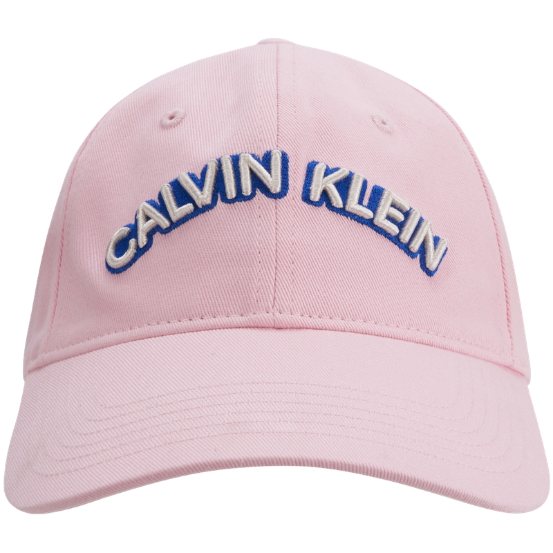 

Calvin Klein Хлопковая бейсболка унисекс персиково-розовая, TAI-Peach Pink