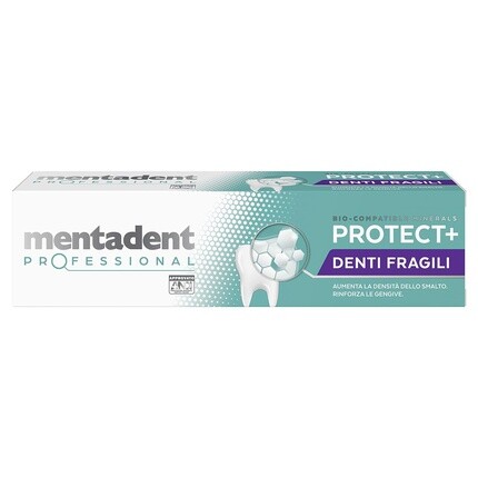 

Mentadent Professional Toothpaste Protect + Tooth Powder укрепляет десны с помощью биосовместимых минералов и витамина Е, 75 мл Fruit Teeth