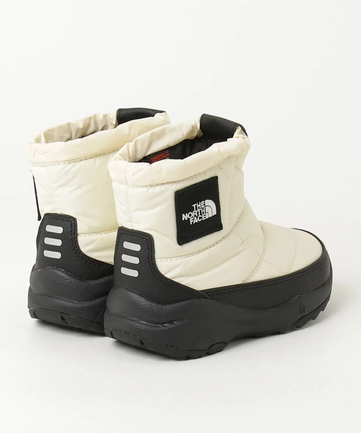 Зимние ботинки The North Face Nuptse Bootie Logo Short для детей, тёплые, белые — фото 2