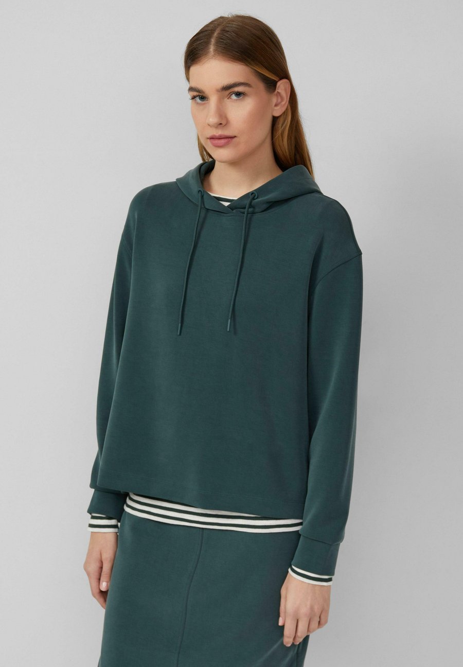 

Толстовка s.Oliver MIT VERLÄNGERTEM RÜCKENTEIL, Tannengrün/Teal