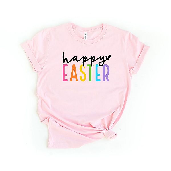 

Футболка с принтом Happy Easter Simply Sage Market, Pink, Зеленый, Футболка с принтом Happy Easter Simply Sage Market, Pink