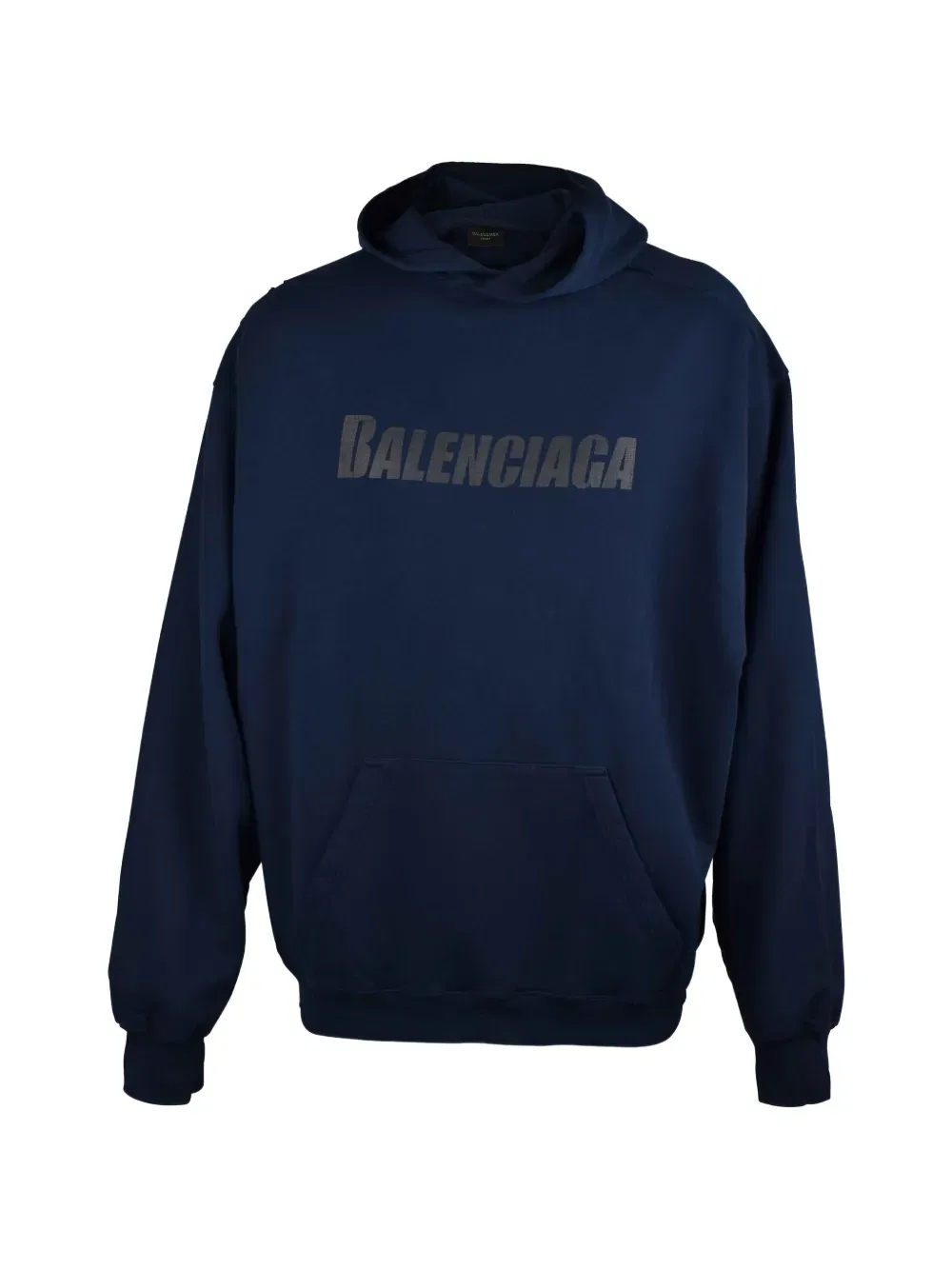 Худи с логотипом Balenciaga, синий