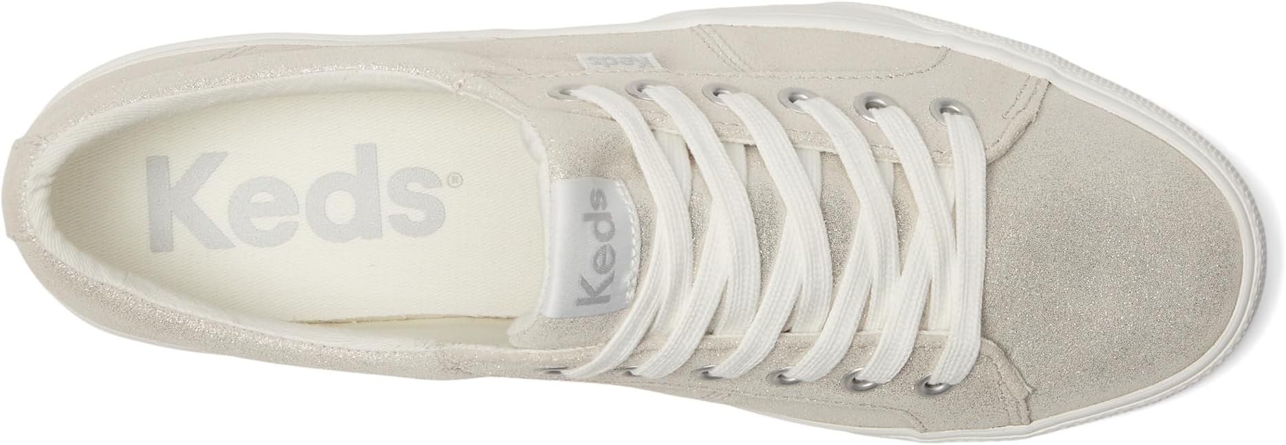 Кроссовки Keds Jump Kick Duo Lace-Up, цвет Peony Glitter Suede — фото 2